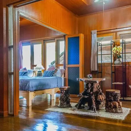 Traditional Thai Lanna Style 2 Storey Wooden House Vila
